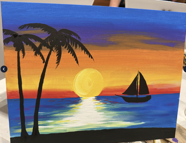 A painting from a recent class