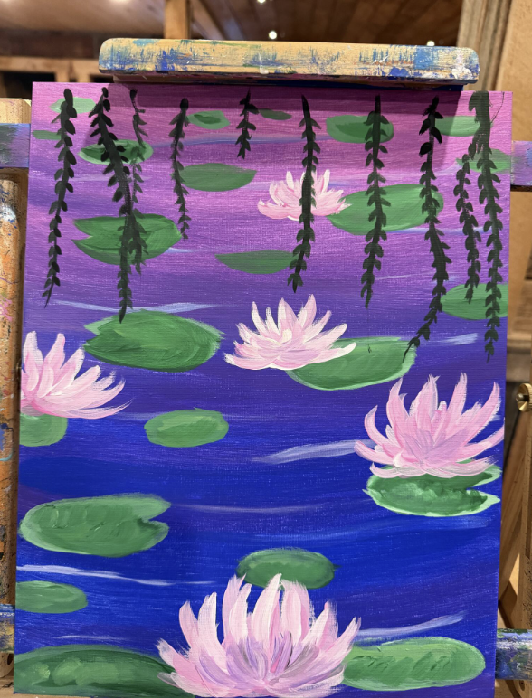 Water lilies — the featured painting project